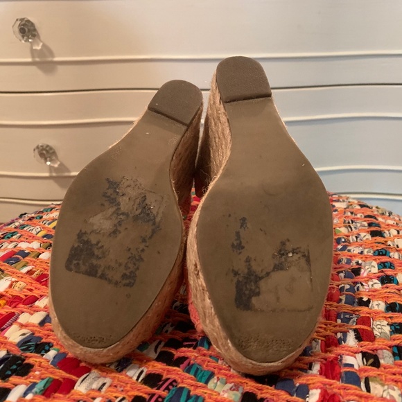 Steve Madden Knit Wedges in Coral/ Pink/ Salmon - Picture 3 of 3